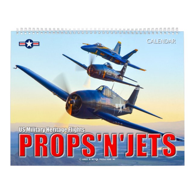 Calendrier PROPS'N'JETS - Vols du patrimoine militaire améric (Protection)