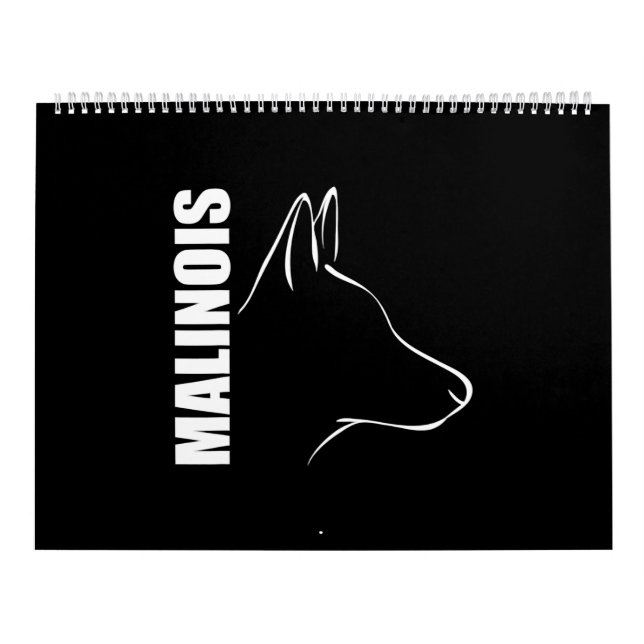 Calendrier Proud Belgian Malinois profile dog TEE Shirt (Protection)