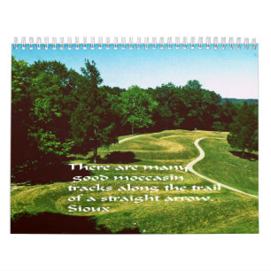 Calendrier proverbes indiens indigènes