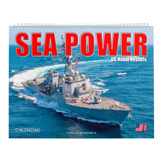 Calendrier PUISSANCE MARITIME - Navires de la marine américai (Protection)