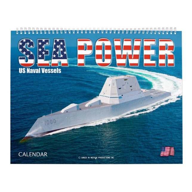 Calendrier PUISSANCE MARITIME - Navires de la marine américai (Protection)