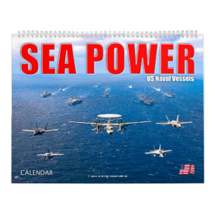 Calendrier PUISSANCE MARITIME - Navires de la marine américai