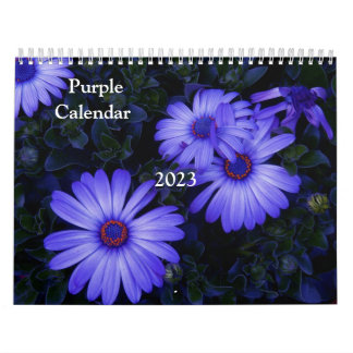 Calendrier Purple Flowers-2023