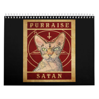 Calendrier Purraise Satan Sphynx