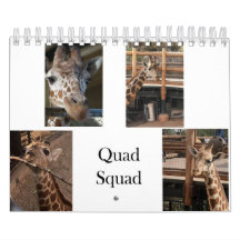 Calendrier Quad Squad 2022 5,5 po x 7 po