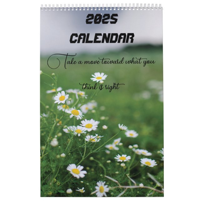 Calendrier Quatre saisons 2025 (Protection)