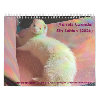 Calendrier r/ferrets 5ème Édition (2026)