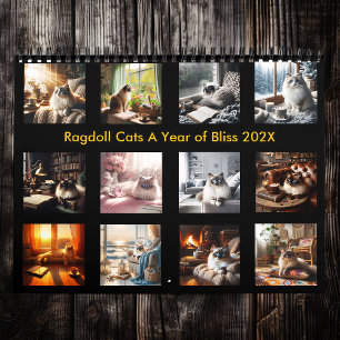 Calendrier Ragdoll Chats A Year of Bliss 2025