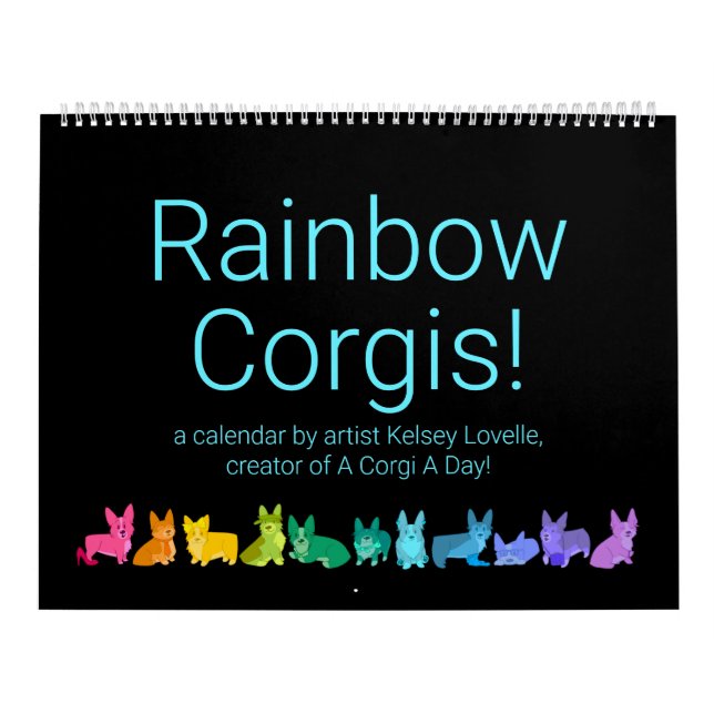 Calendrier Rainbow Corgis ! (Protection)