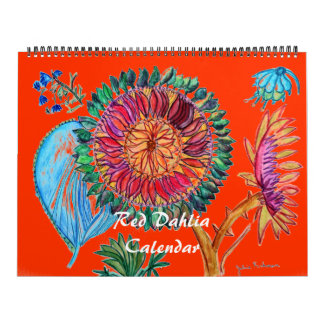 Calendrier Red Dahlia
