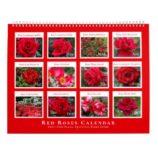 Calendrier Red Roses Calendar (Type-A)