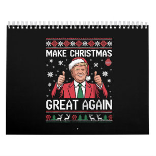 Calendrier Refaire Noël Grande Encore Trump Pyjama Noël Moche