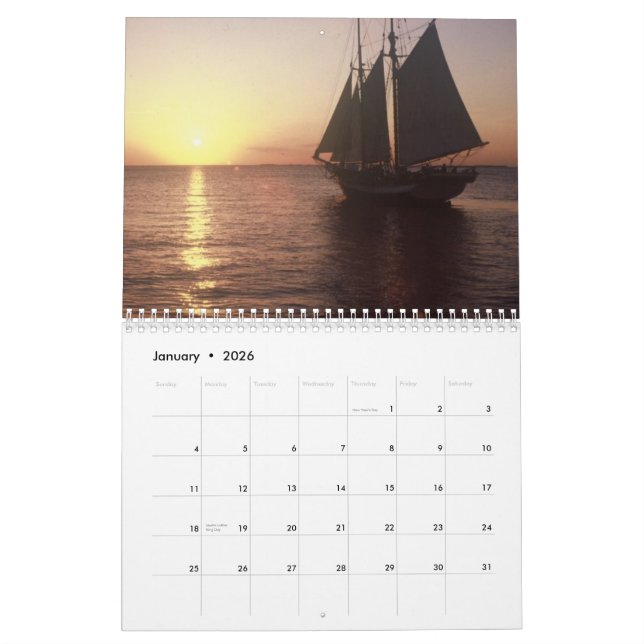 Calendrier Réflexions par Scott S. Jones 2013 (Jan 2026)