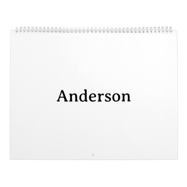 Calendrier Remplacer son propre design 11" x 14,25" 2 pages g (Protection)