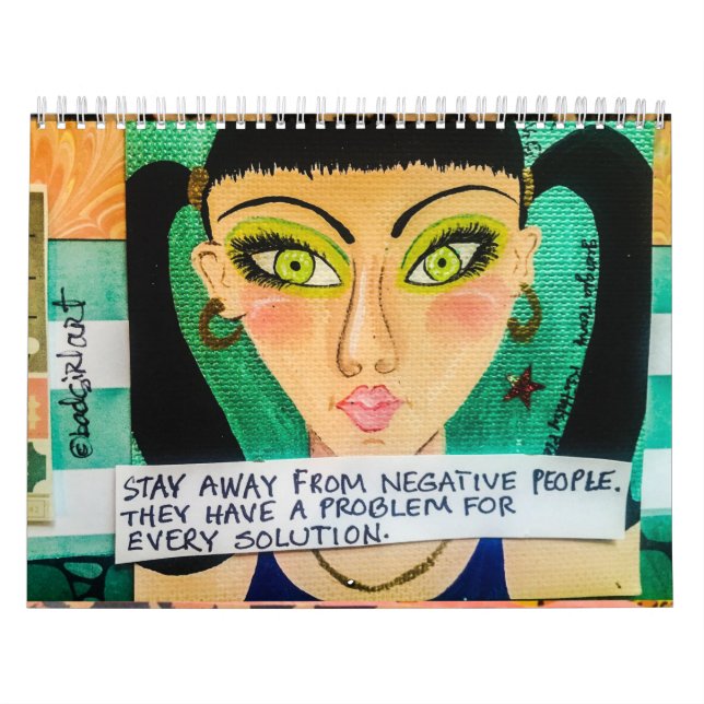 calendrier REMPLI de MAUVAIS ART de FILLE (Protection)