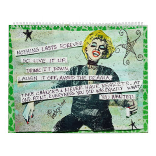 CALENDRIER REMPLI DE MAUVAIS ART DE FILLE