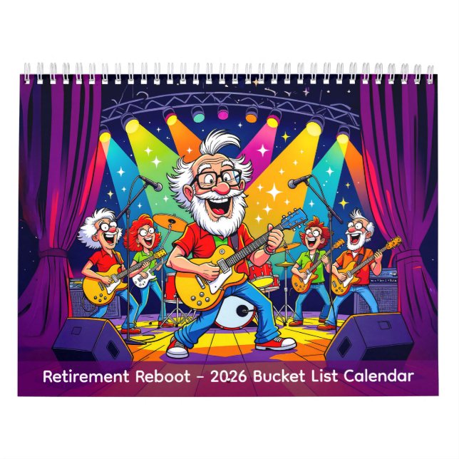 Calendrier Retirement Reboot - 2026 Bucket List Calendar (Protection)