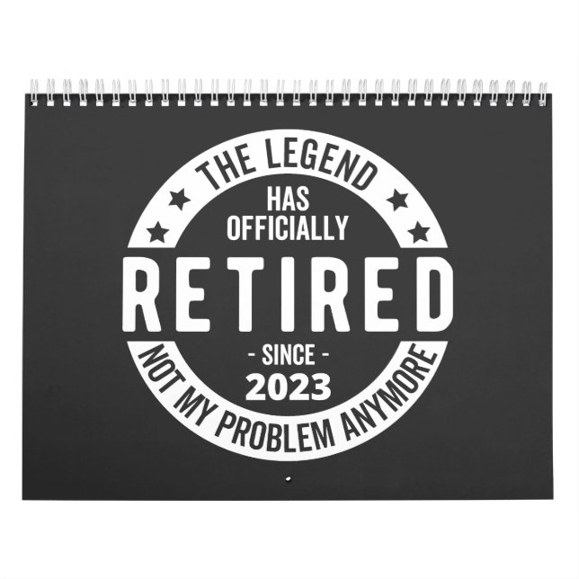 Calendrier retraité 2023 (Protection)