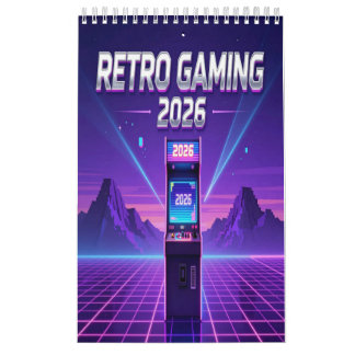 Calendrier Retro Gaming 2026 Calendar