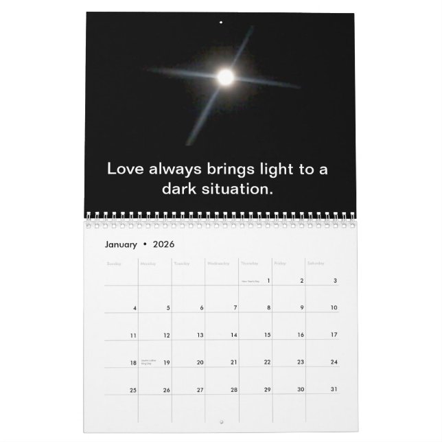 Calendrier Réveillez-vous (Jan 2026)