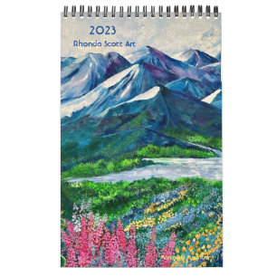 Calendrier Rhonda Scott Art 2023 Small Calendar