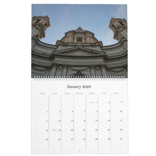 Calendrier Rome, Italie 2013 (Jan 2026)