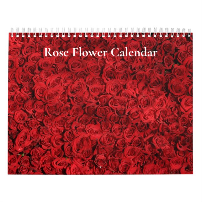 Calendrier rose Flower 2025 (Protection)