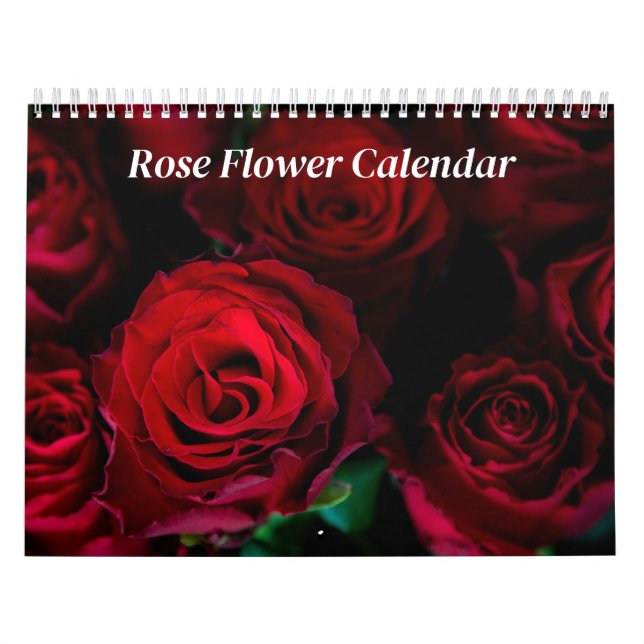 Calendrier Rose Flower 2026 (Protection)