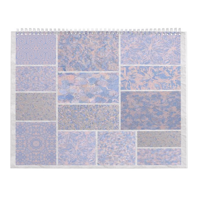 Calendrier Rose rose et bleu clair (Protection)