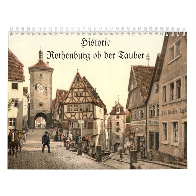 Calendrier Rothenburg ob der Tauber Historique (Protection)