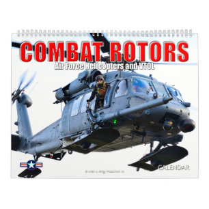 Calendrier ROTORS DE COMBAT - Hélicoptères de la Force aérien