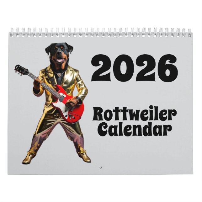 Calendrier Rottweiler Calendar (Protection)