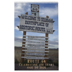 Calendrier Route 66 - Célébration de 100 ans 1926 - 2026