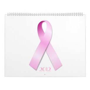 Calendrier "ruban de l'année 2012 scolaire de rose