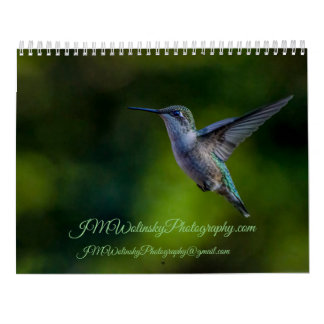 Calendrier Ruby Throated Hummingbird 2025Calendar