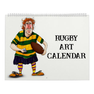 Calendrier Rugby Art