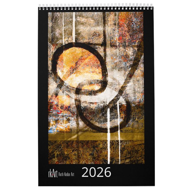 Calendrier Ruth Kedar Art Calendar 2026 in Black (Protection)