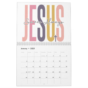 Calendrier Sa motivation inspirante Bible chrétienne