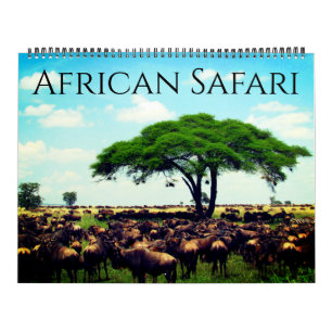 Calendrier safari africain 2026 grand