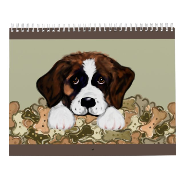 Calendrier Saint Bernard (Dos)