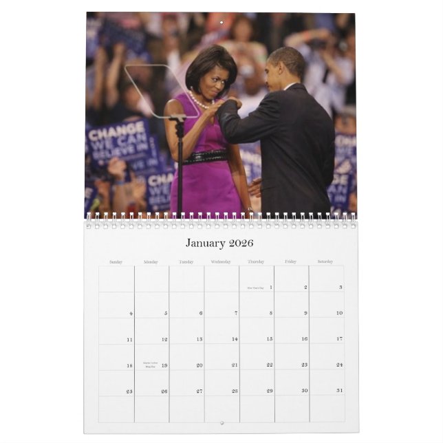 Calendrier Saison primaire de Barack Obama (Jan 2026)