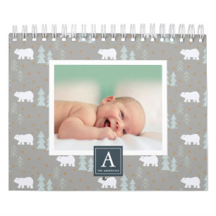 Calendrier saisonnier de photo d'arrière - plan