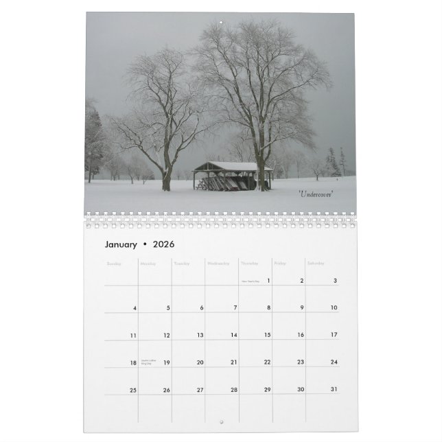 Calendrier "Saisons" 4 Saisons de beauté (Jan 2026)