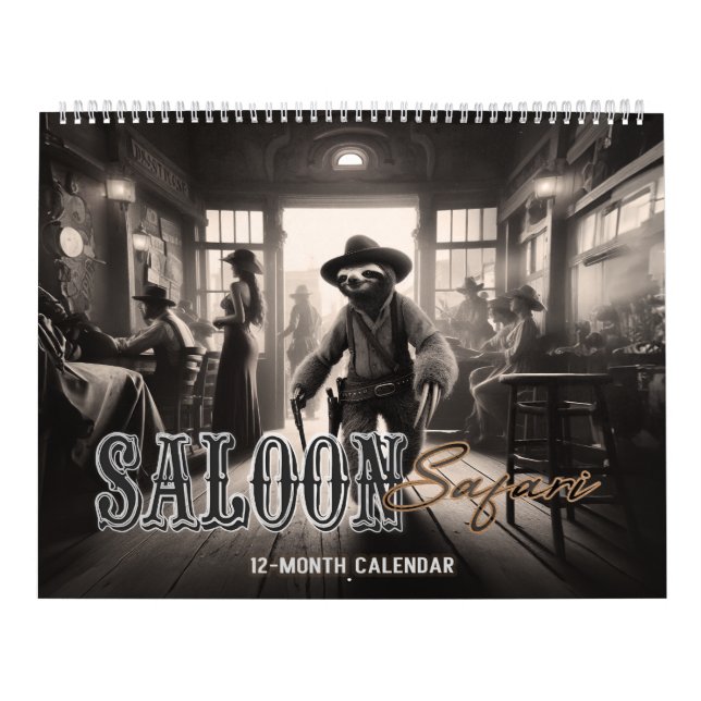 Calendrier Saloon Safari Calendar (Protection)