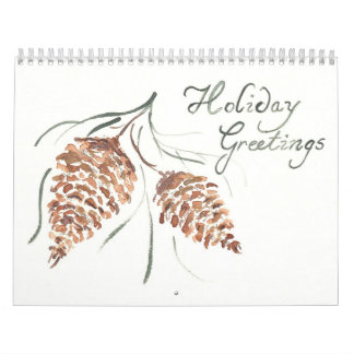 Calendrier Salutations de Holdiday