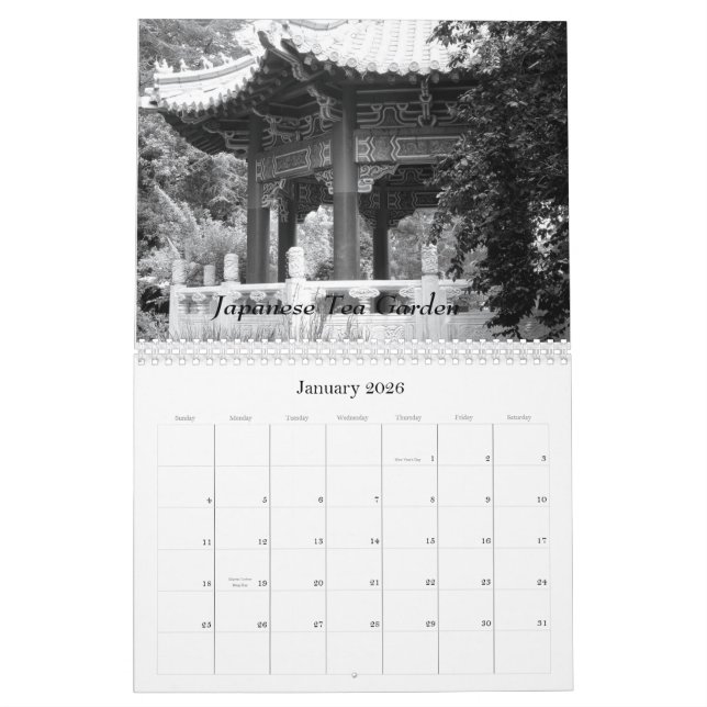 Calendrier San Francisco, 2ème version 2008 (Jan 2026)