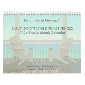 Calendrier Sandy Footpaths & Picket Fences - 2026 Calendar