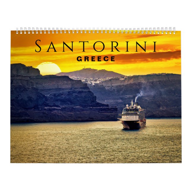 Calendrier Santorin, Grèce (Protection)