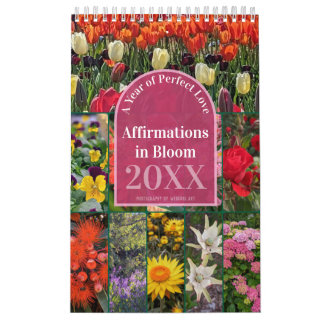 Calendrier Say It Daily Affirmations in Bloom 12-months