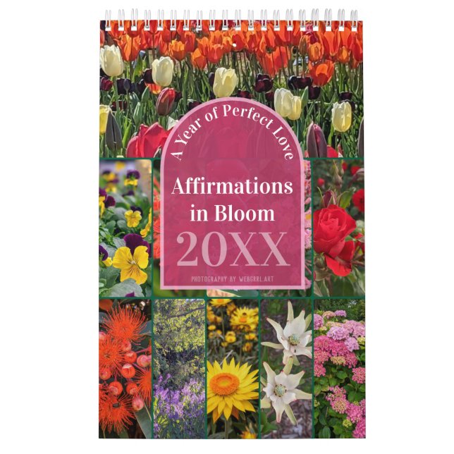 Calendrier Say It Daily Affirmations in Bloom 12-months (Protection)